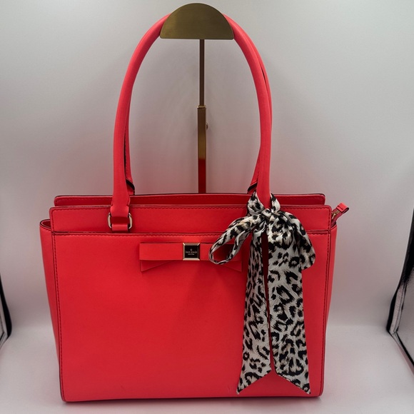 kate spade Handbags - Kate Spade Vibrant Bright Pink Shoulder Bag